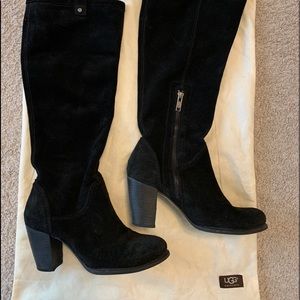 Women’s black suede Ugg boots